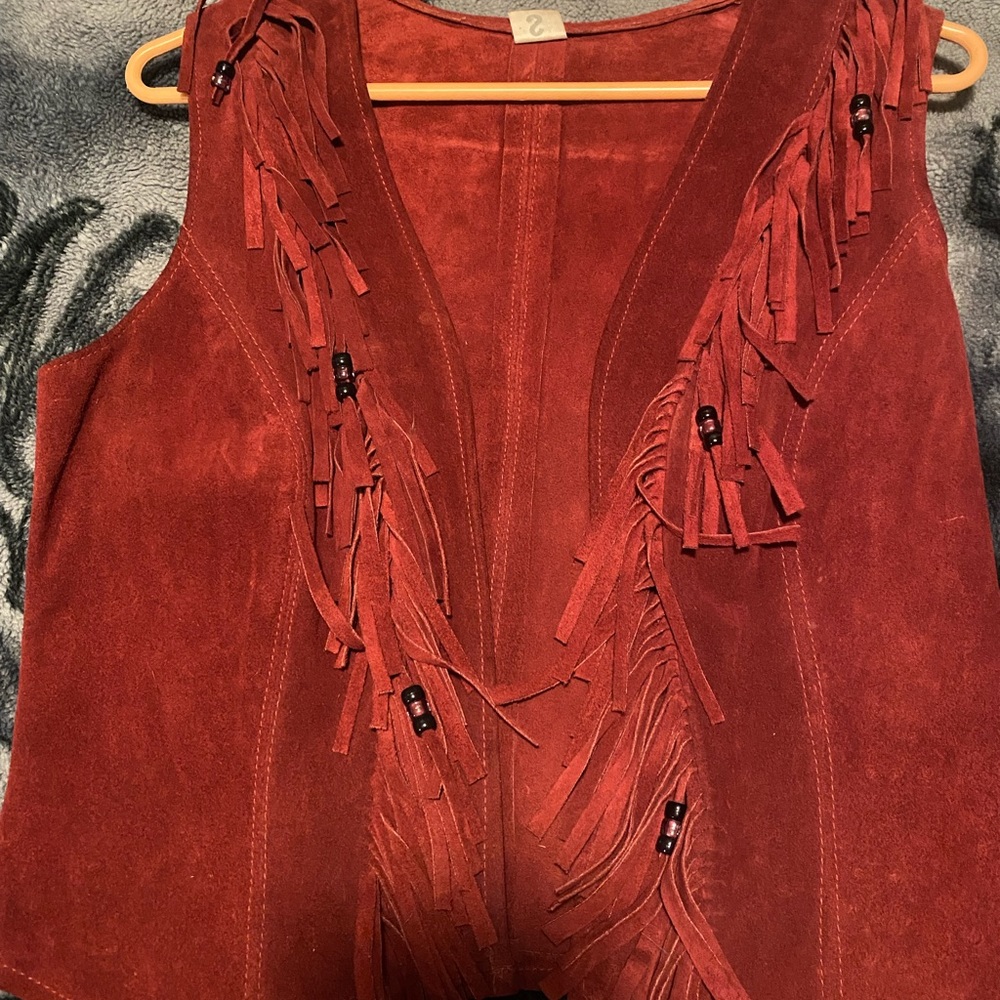 Women’s two piece leather